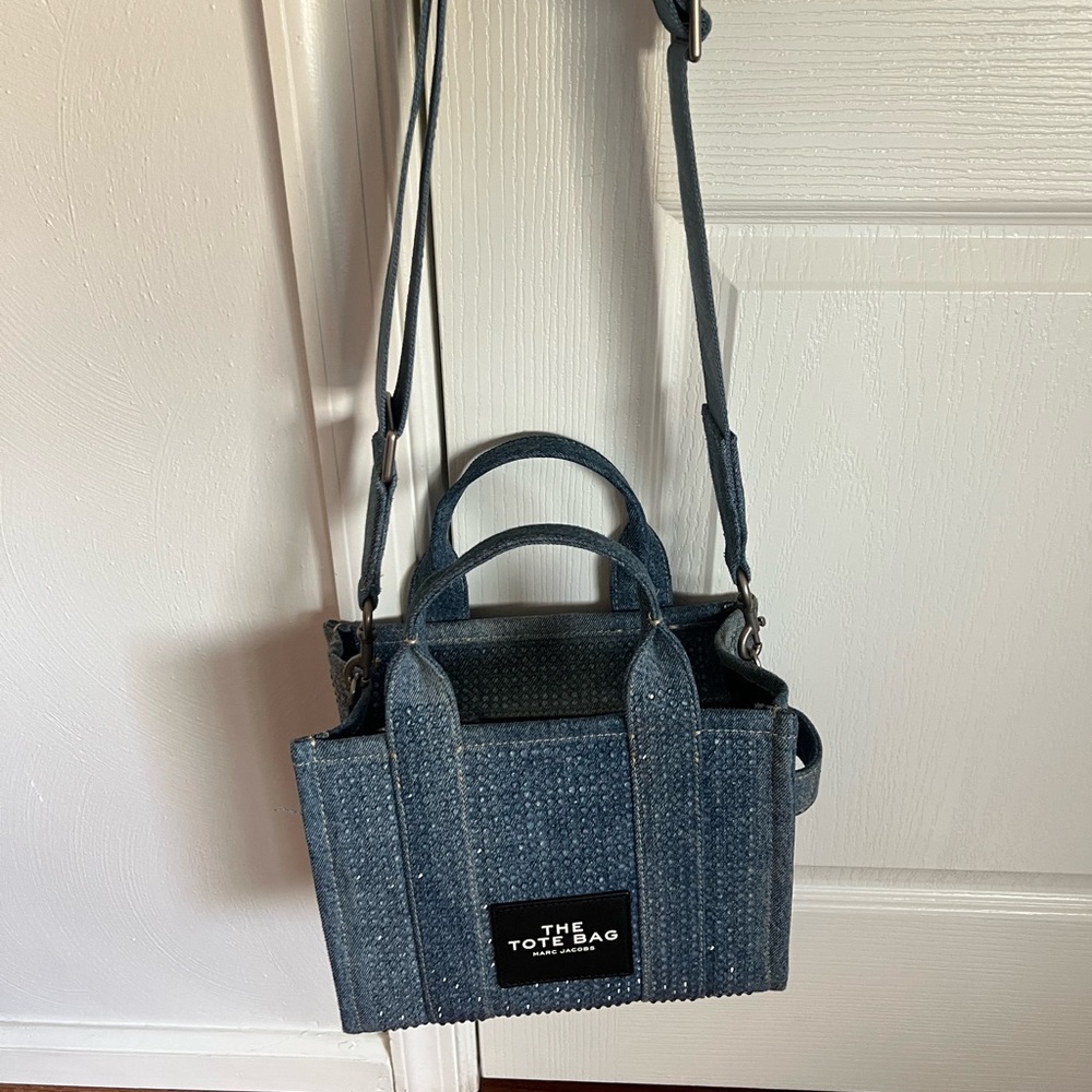 Marc Jacobs Blue Denim Tote with Structured Design / Small - Picture 2 of 7